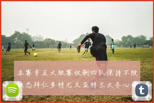 本赛季五大联赛仅剩四队保持不败状态拜仁多特尤文亚特兰大齐心争冠